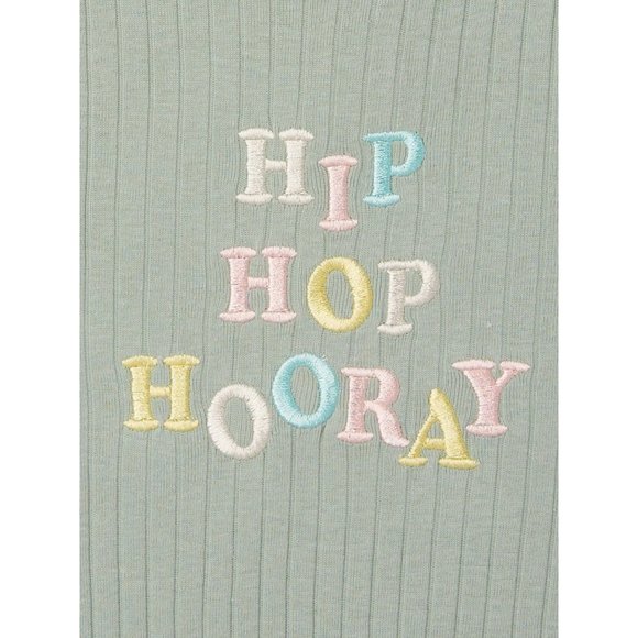 5/$20 NEW 2Pc 3-6M Infants Easter Romper & Bib Outfit - Picture 3 of 4